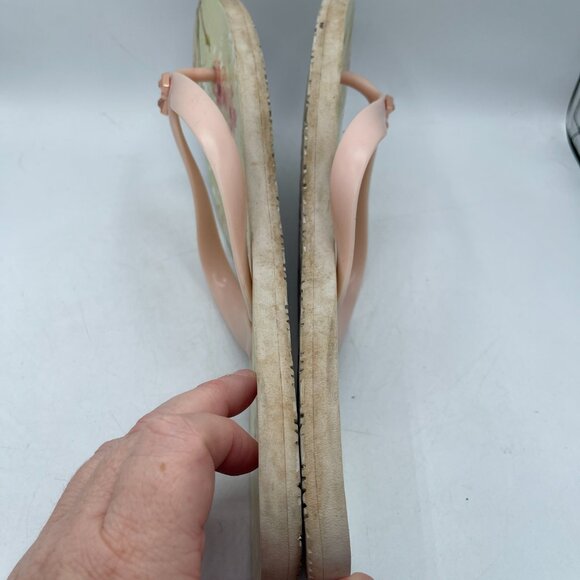 Ted Baker London Floral Flip Flops - Size 9/10 - Picture 5 of 8